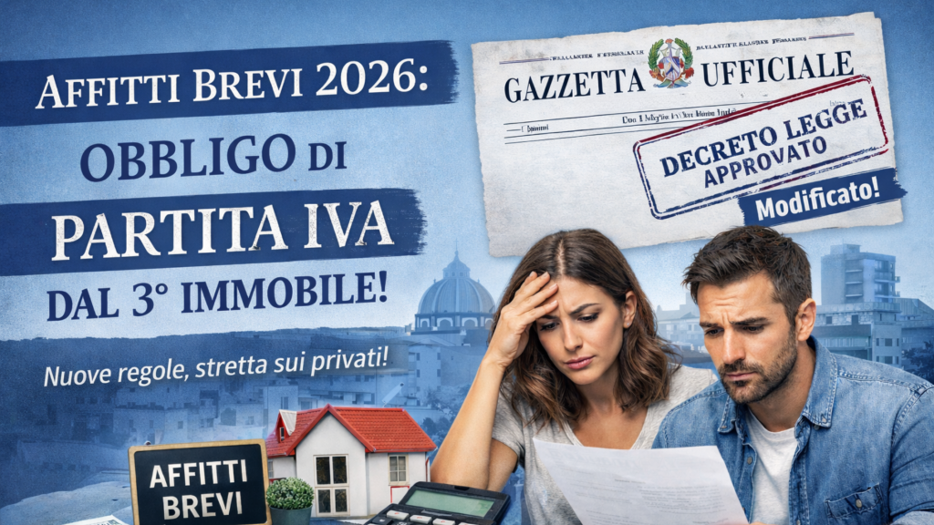 Affitti Brevi: Tutte le novità della Manovra 2026