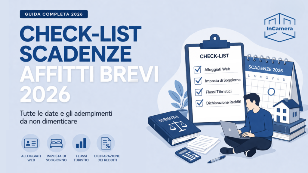 Check-list scadenze affitti brevi 2026: tutte le date e gli adempimenti da segnare